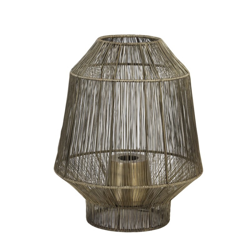 TABLE LAMP LAMPION WIRE BRONZE - TABLE LAMPS